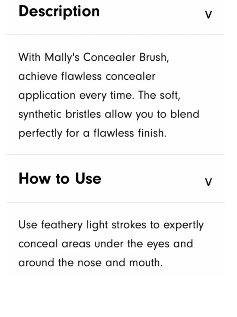 2X Two Mally Concealer Brushes New